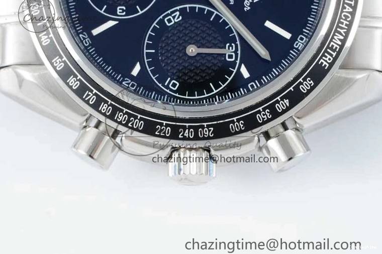 0217 Speedmaster Racing Master SS HKF Best Edition Black Dial on SS Bracelet A Versatile 7810